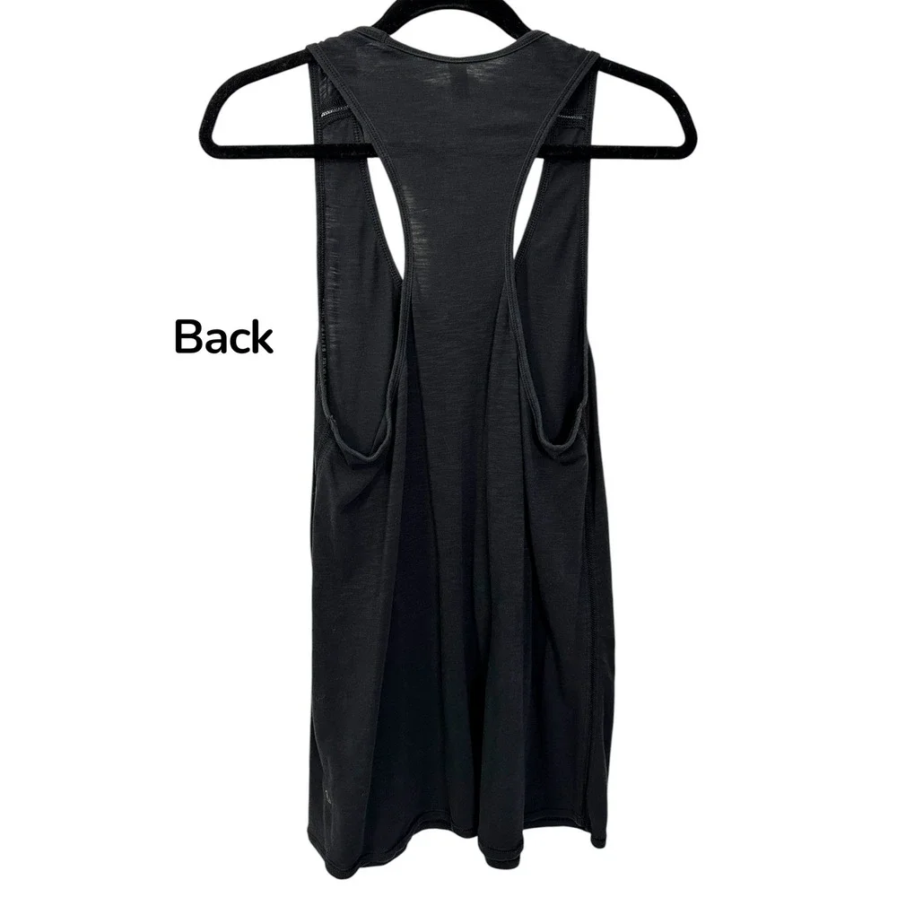 Lululemon 105 F Singlet Tank Top Women 10 Black Racerback Yoga Athleisure
